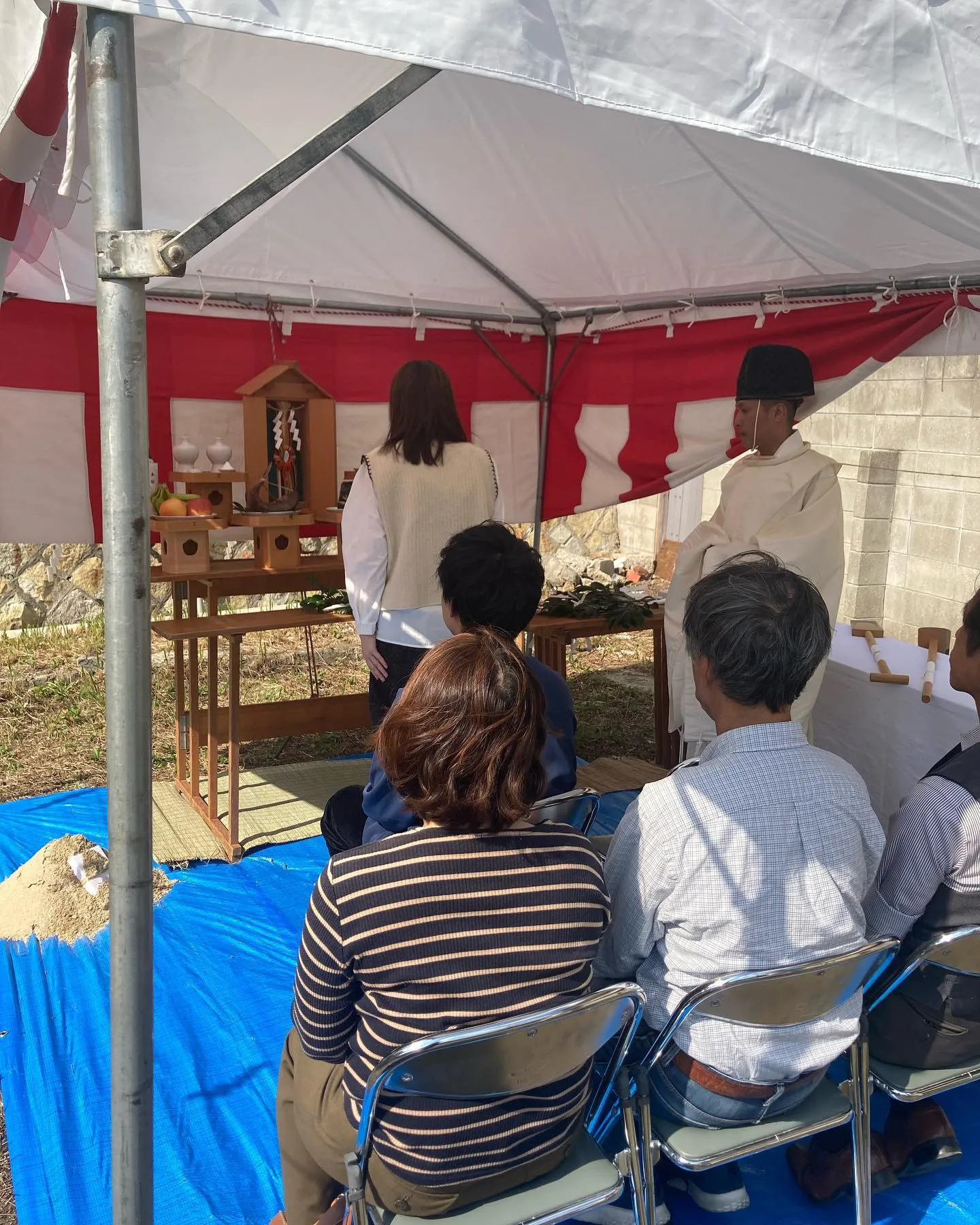 神戸市長田区　A様邸地鎮祭が執り行われました。