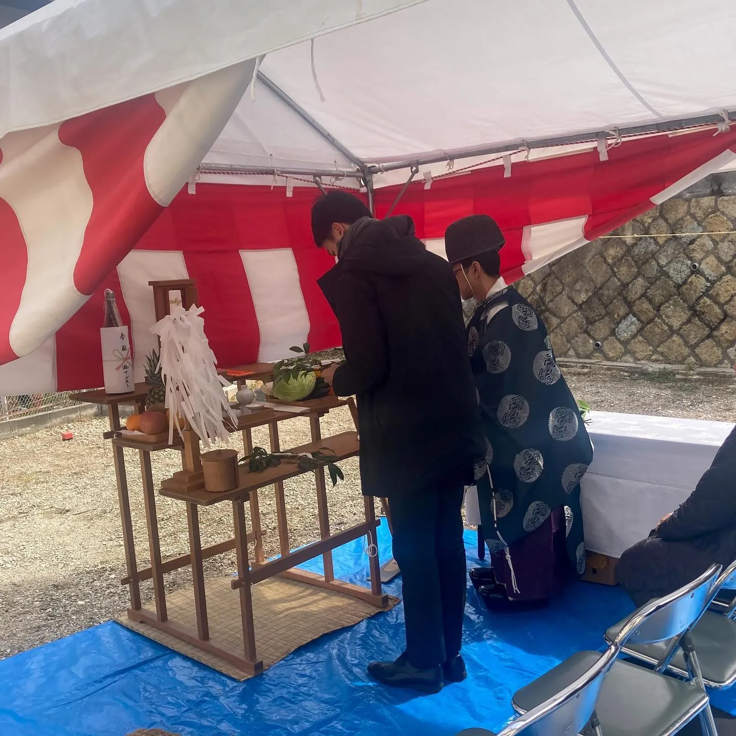 神戸市垂水区　K様邸地鎮祭が執り行われました。